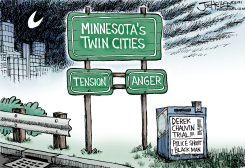 TWIN CITIES by Joe Heller
