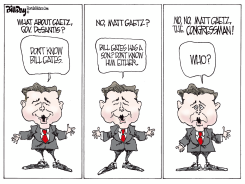 DESANTIS AND GAETZ by Bill Day