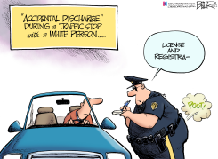 ACCIDENTAL DISCHARGE by Nate Beeler