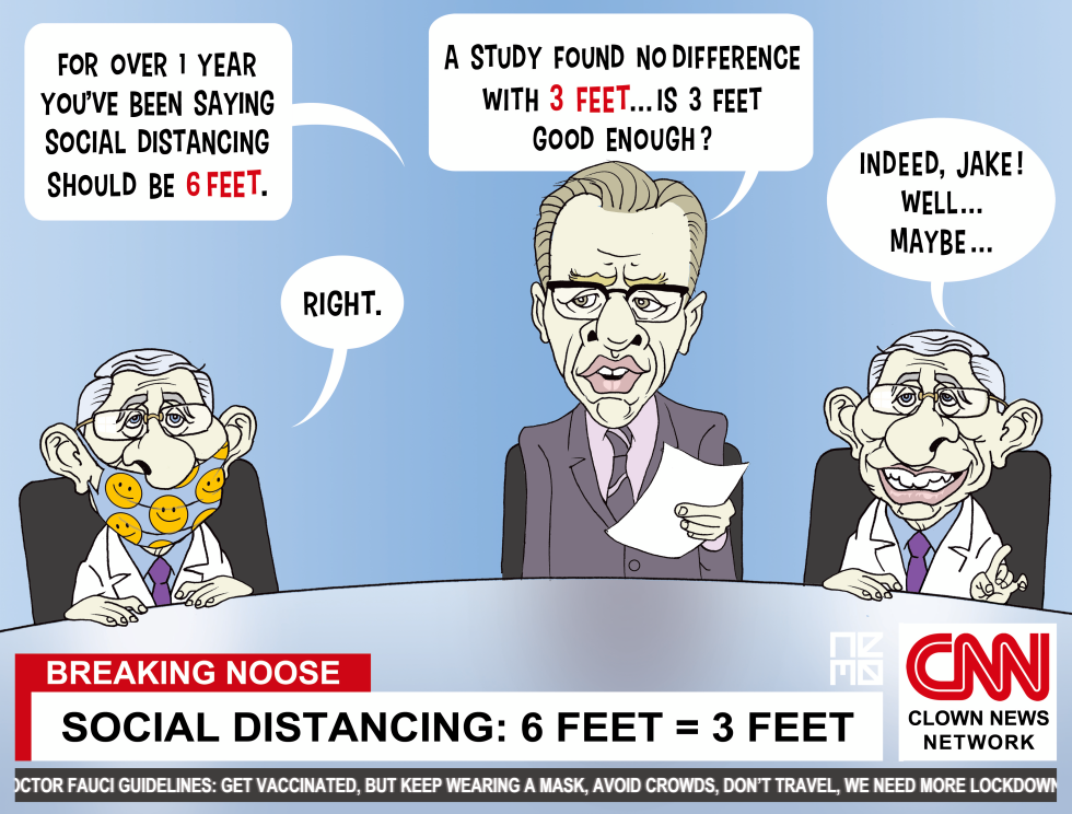 3 feet distancing
