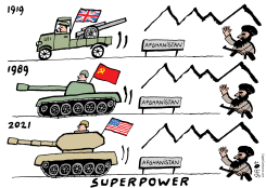 US LEAVING AFGHANISTAN by Schot