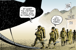OUT OF AFGHANISTAN by Patrick Chappatte