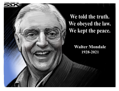 MONDALE RIP by Steve Sack