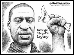 GEORGE FLOYD LEGACY by Dave Granlund