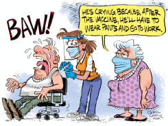 AFTER THE VACCINE by Daryl Cagle