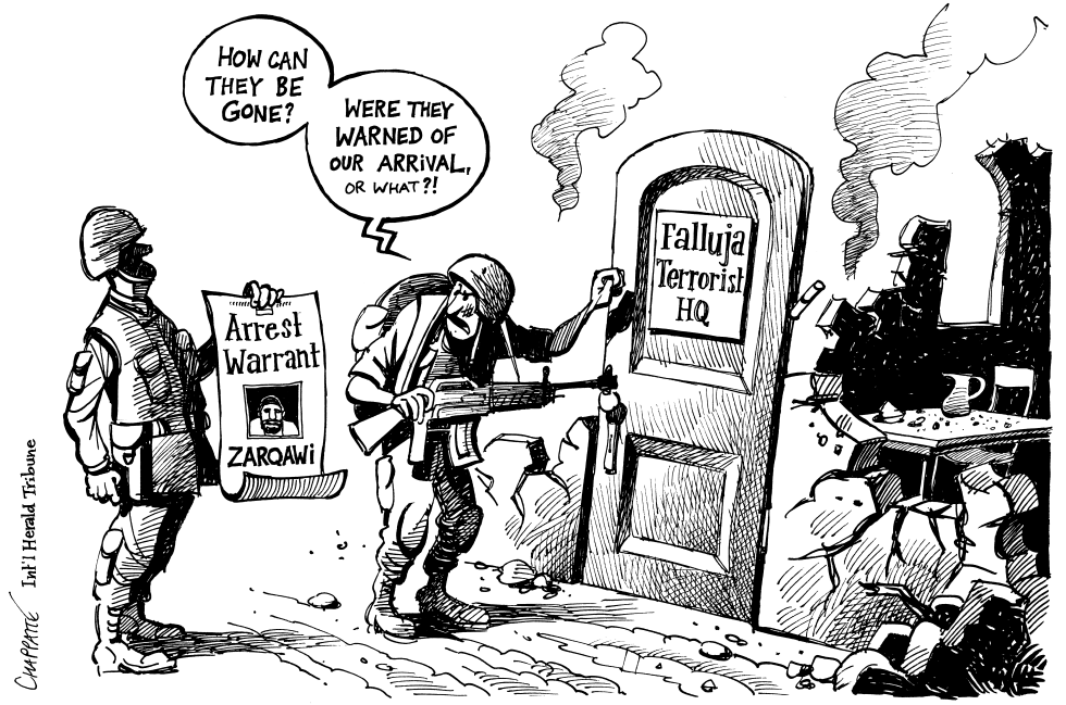  FALL OF FALLUJA by Patrick Chappatte