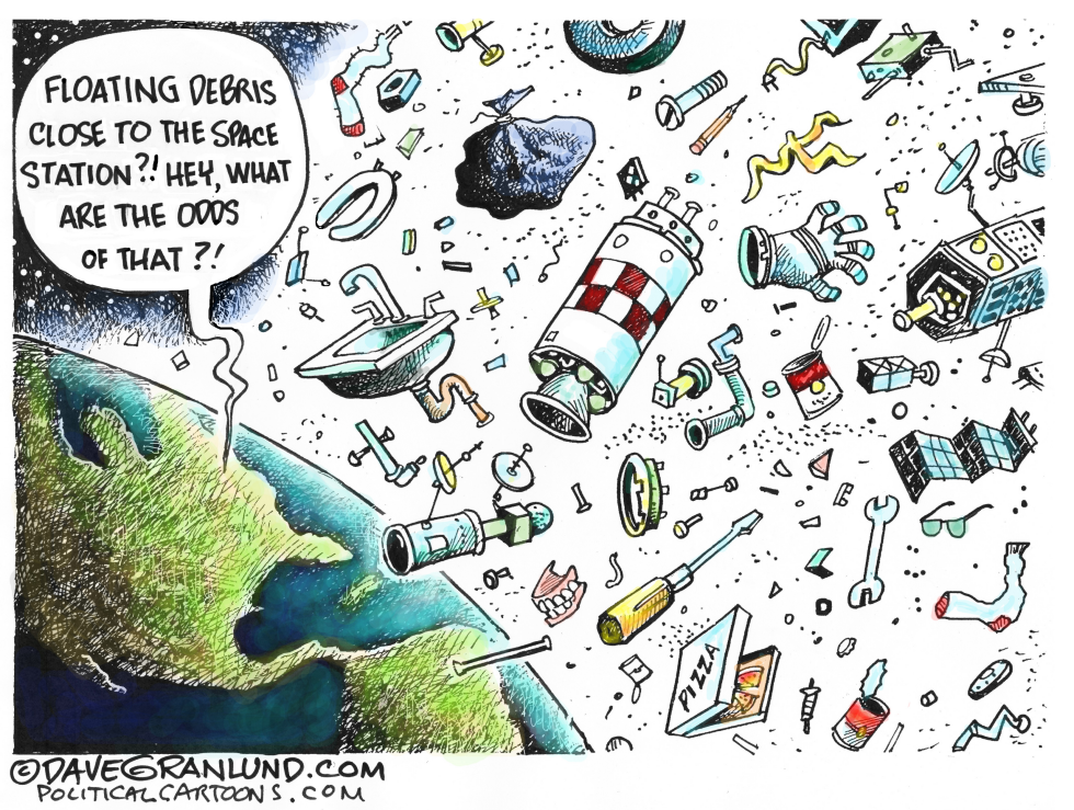 Space debris threat