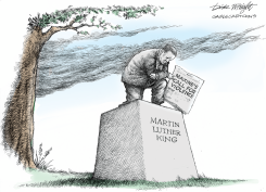 MLK TAKES A KNEE by Dick Wright