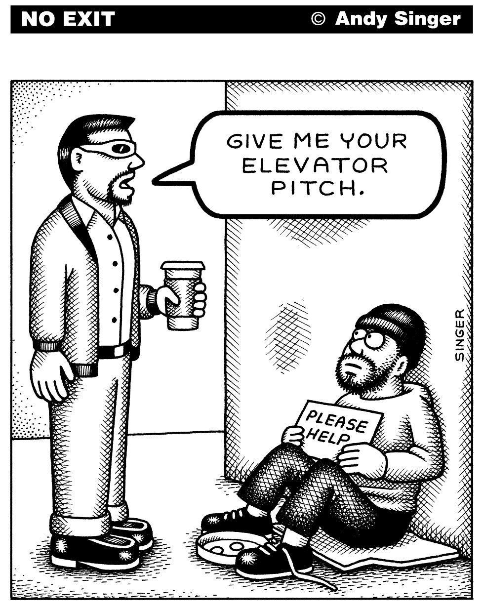 Homeless Elevator Pitch