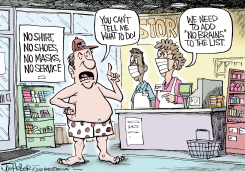 NO BRAINS by Joe Heller