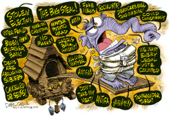 GOP CUCKOO CLOCK  by Daryl Cagle