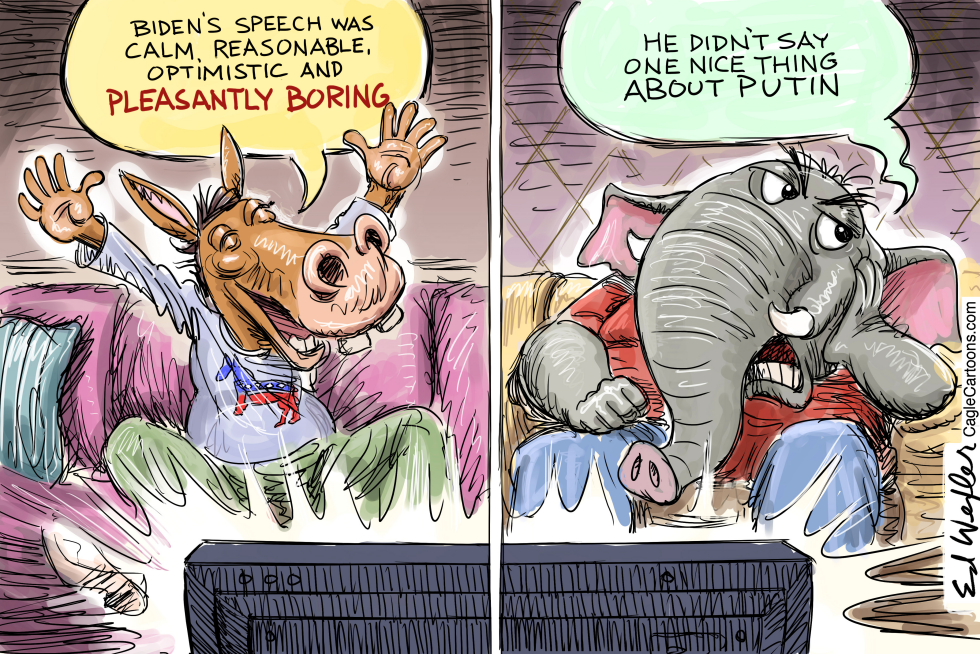 Biden Speech Pleasantly Boring