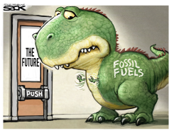 FOSSIL FUEL EXTINCTION by Steve Sack