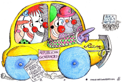 GOVERNOR CLOWN CAR by Randall Enos