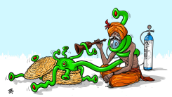 THE INDIAN VARIANT  by Emad Hajjaj
