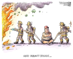 VACCINE HESITANCY by Adam Zyglis