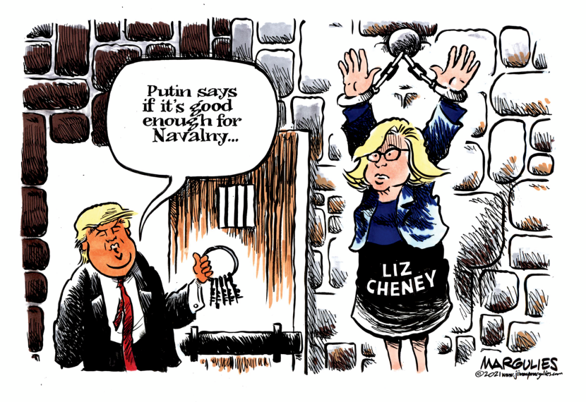 Trump and Liz Cheney