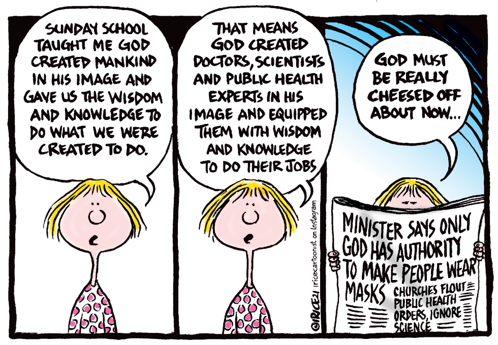 God and Wearing Masks