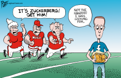 ZUCKERBERG GETS THE HANDOFF… by Bruce Plante