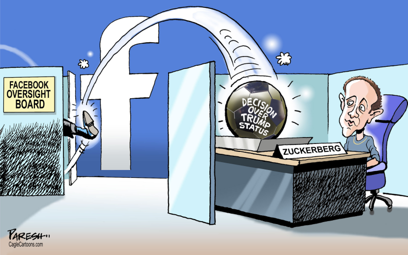 Facebook on Trump
