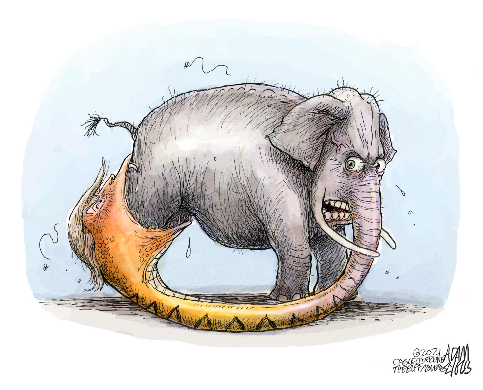 Eating its own
