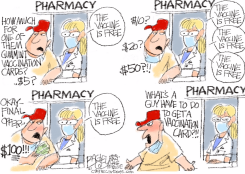 ANTI-VAXXER VEXXER  by Pat Bagley