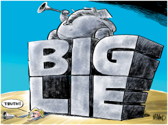 THE BIG LIE by Dave Whamond
