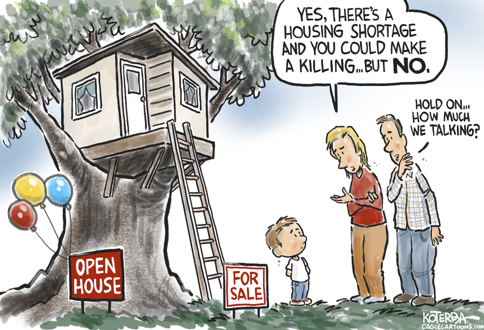 Parents Weigh Treehouse Purchase During Housing Shortage