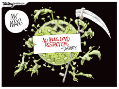 NO COVID RESTRICTIONS by Bill Day