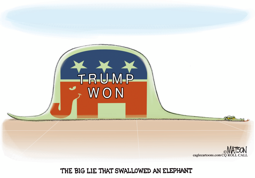 The Big Lie That Swallowed an Elephant