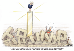 LIZ CHENEY STANDS ON PEDESTAL OF TRUTH by R.J. Matson