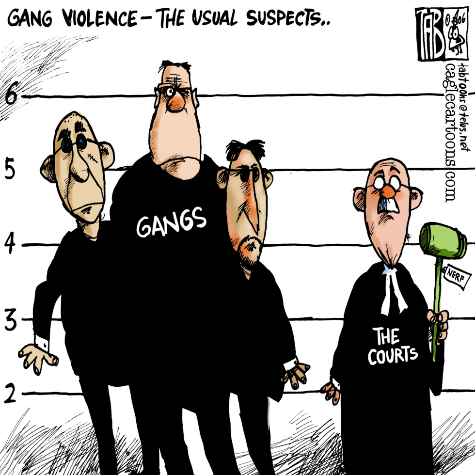 Gang violence COLOR