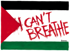 PALESTINE CAN'T BREATHE by Michael Kountouris