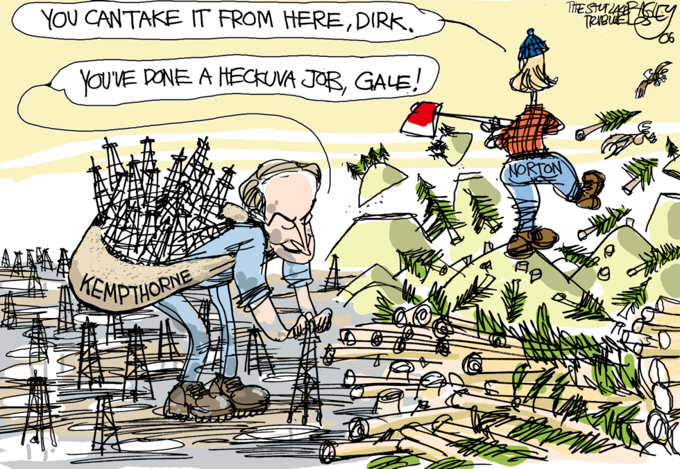  INTERIOR DEPARTMENT GIVEAWAY by Pat Bagley