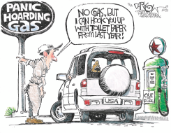 PANIC HOARDING by John Darkow
