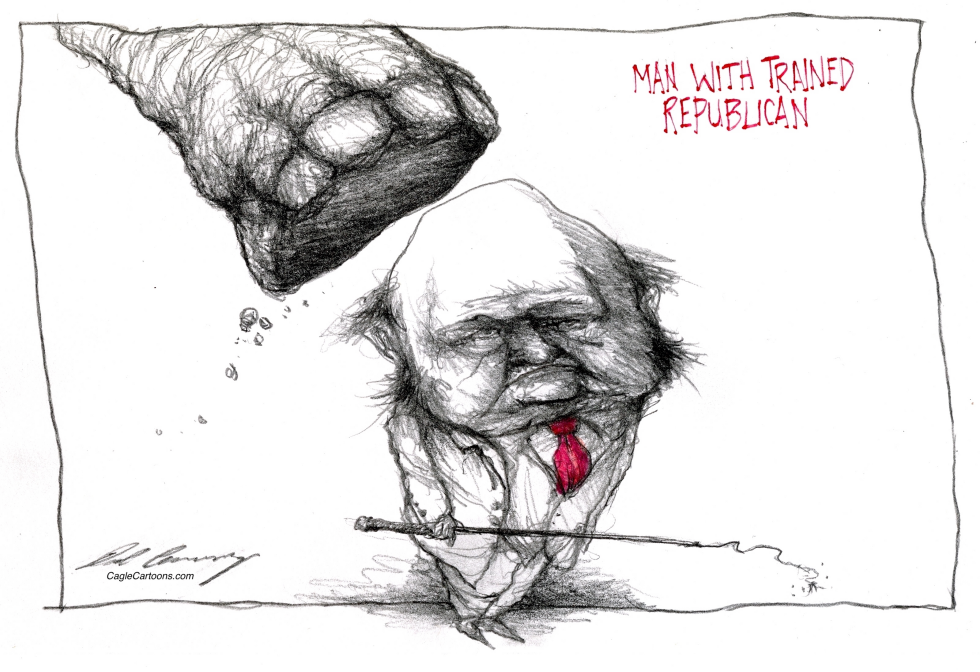 Man With Trained Republican