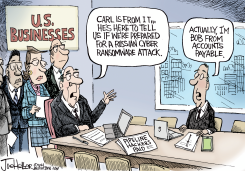 CYBER RANSOMWARE by Joe Heller