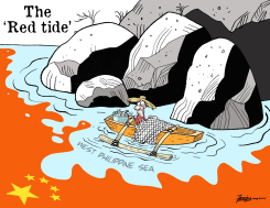 RED TIDE RISING IN THE WEST PHILIPPINE SEA by Manny Francisco