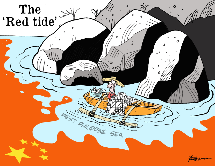 Red tide rising in the West Philippine Sea