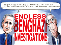 GOP OPPOSE CAPITOL RIOT INVESTIGATION by Dave Whamond