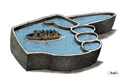 THE IMMIGRANT'S JOURNEY by Dario Castillejos