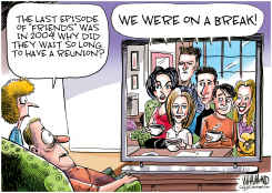 FRIENDS REUNION by Dave Whamond