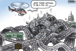 INFRASTRUCTURE GRIDLOCK  by Jeff Koterba