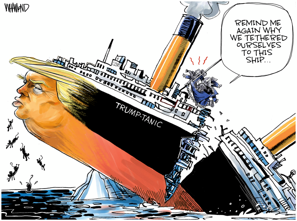 Going down with the Trumptanic