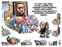 GEORGE FLOYD ANNIVERSARY LOCAL TOON by Steve Sack