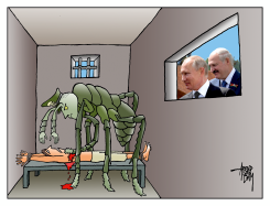 LUKASHENKO TORTURE by Arend van Dam