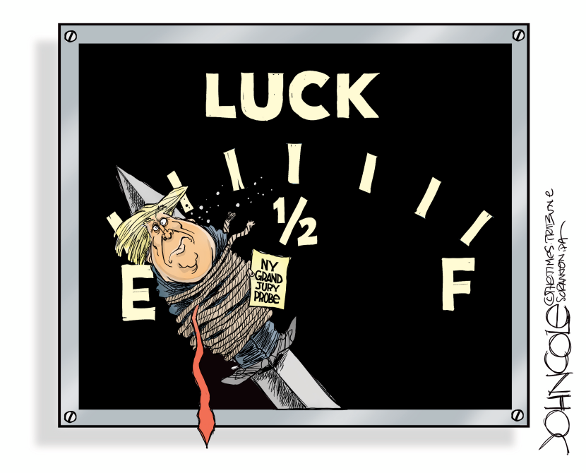 Trump luck running on empty
