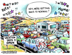 AMERICA OPENS UP by Dave Granlund