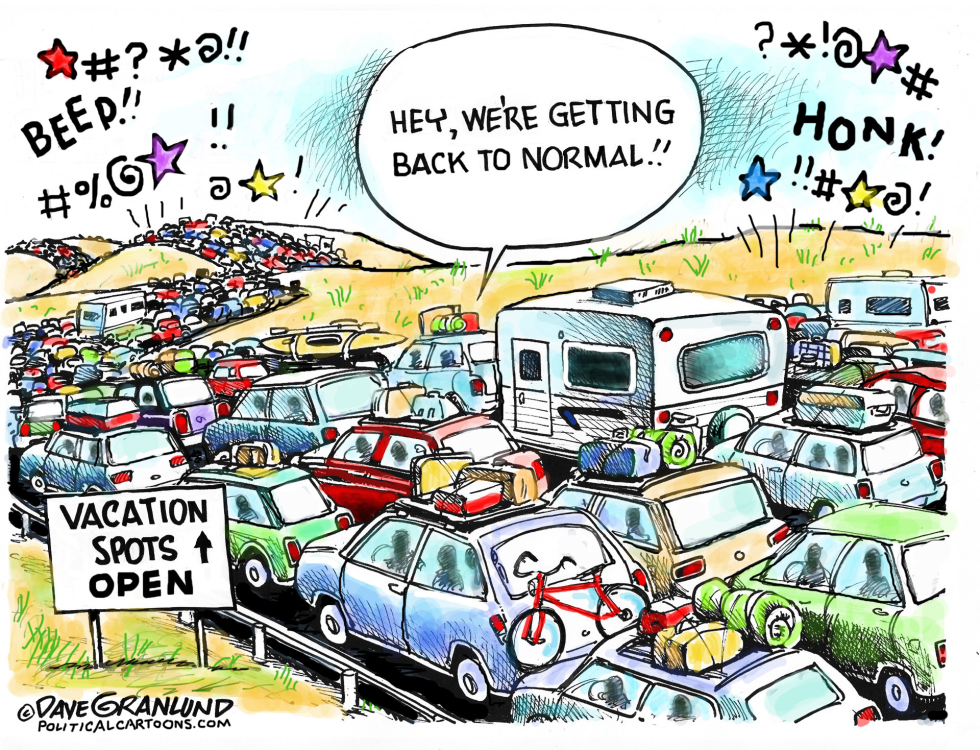  AMERICA OPENS UP by Dave Granlund