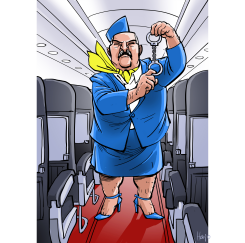 LUKASHENKO AIRWAYS by Hajo de Reijger